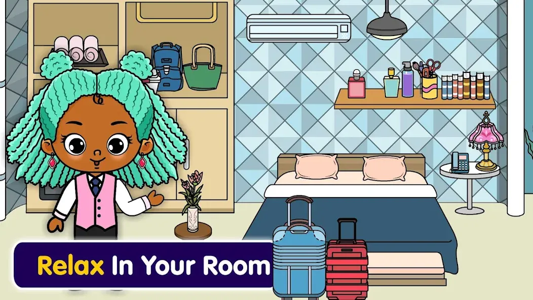 Tizi Town - My Hotel Games  [МОД Menu] Screenshot 1