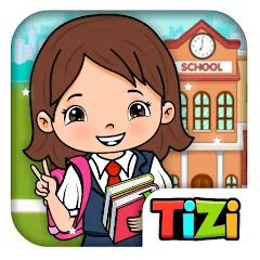 Скачать взломанную Tizi Town - My School Games  [МОД Unlocked] - полная версия apk на Андроид