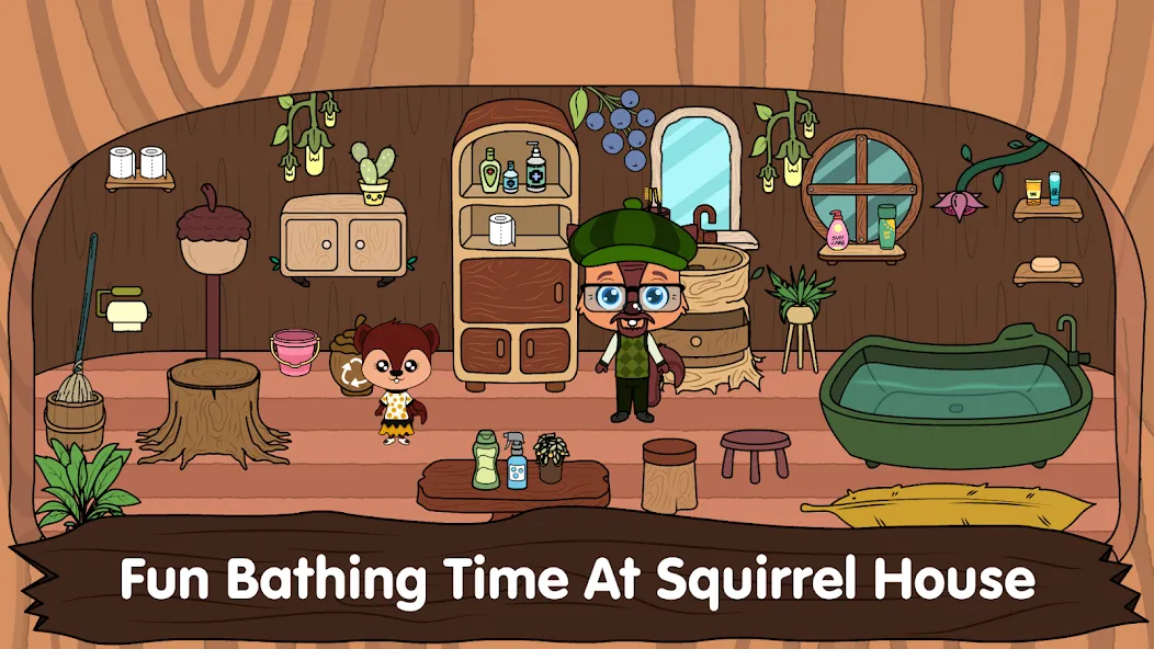 Animal Town - My Squirrel Home  [МОД Бесконечные монеты] Screenshot 4