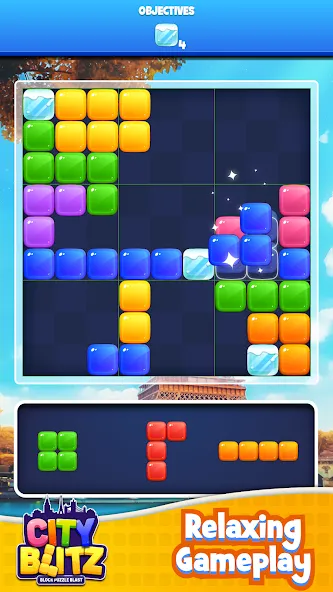 City Blitz-Block Puzzle Blast (Блок Головоломка Кинг)  [МОД Все открыто] Screenshot 2