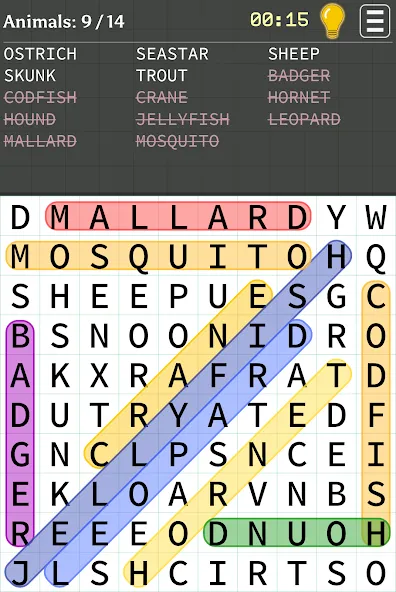 Word Search (Уорд Срч)  [МОД Mega Pack] Screenshot 1