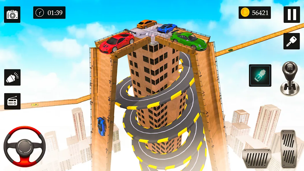 Ramp Car Stunt Racing Game (Крейзи Кар Стантс)  [МОД Все открыто] Screenshot 1