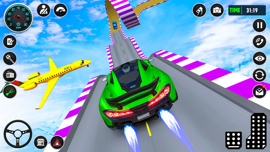 Ramp Car Stunt Racing Game (Крейзи Кар Стантс)  [МОД Все открыто] Screenshot 3