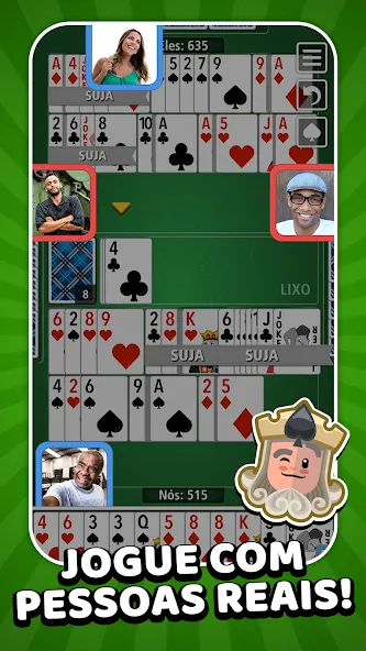 Buraco Jogatina: Card Games (Бурако Жогатина)  [МОД Unlimited Money] Screenshot 1