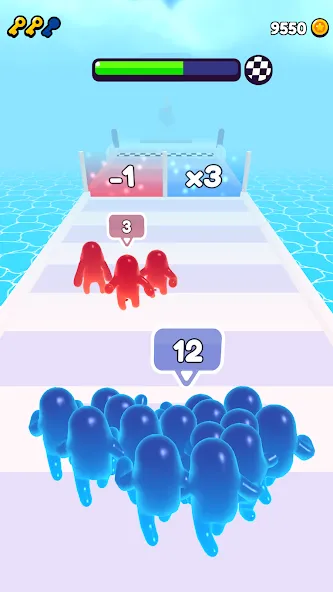 Join Blob Clash 3D: Mob Runner (Джойн Блоб Клаш 3D)  [МОД Unlocked] Screenshot 3