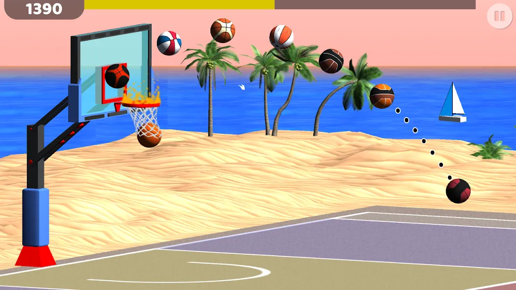 Basketball: Shooting Hoops  [МОД Mega Pack] Screenshot 2