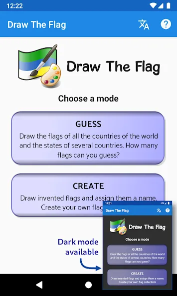 Draw The Flag - Quiz & Maker  [МОД Unlimited Money] Screenshot 1