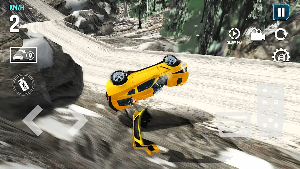 Mega Car Crash Simulator (Мега Кар Краш Симулятор)  [МОД Unlimited Money] Screenshot 4