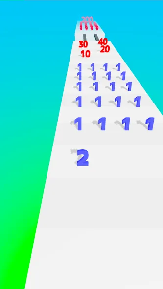 Number Master: Run and merge (Намбер Мастер)  [МОД Unlocked] Screenshot 1