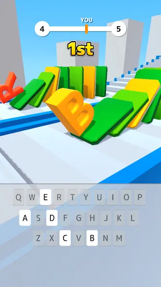 Type Spin: alphabet run game (Тайп Спин)  [МОД Все открыто] Screenshot 1