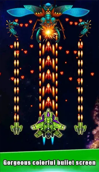 Galaxy Attack - space shooting (Гэлакси Атак)  [МОД Unlocked] Screenshot 4