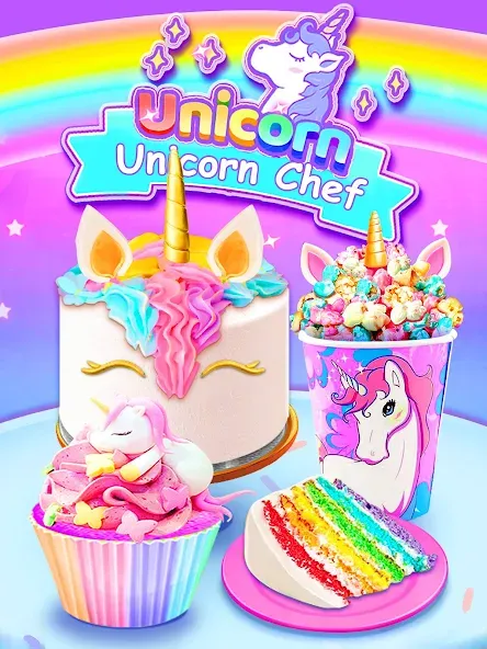 Girl Games: Unicorn Cooking  [МОД Бесконечные деньги] Screenshot 3