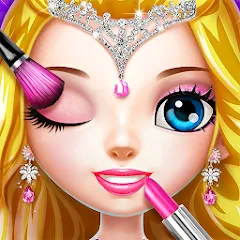 Взломанная Princess Makeup Salon  [МОД Много денег] - стабильная версия apk на Андроид