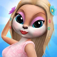 Скачать взломанную Talking Cat Kimmy Superstar  [МОД Бесконечные деньги] - полная версия apk на Андроид