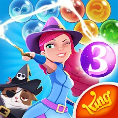 Скачать взлом Bubble Witch 3 Saga (Бабл Витч 3 Сага)  [МОД Много монет] - стабильная версия apk на Андроид