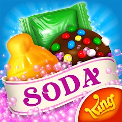 Скачать взлом Candy Crush Soda Saga (Кенди Краш Сода Сага)  [МОД Unlocked] - стабильная версия apk на Андроид