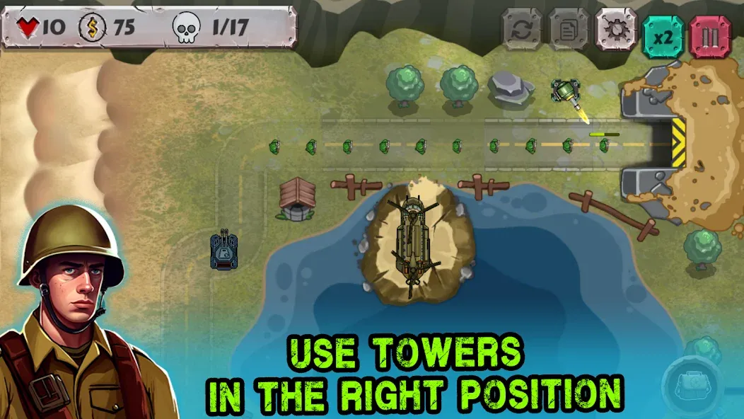 Battle Strategy: Tower Defense  [МОД Бесконечные деньги] Screenshot 3