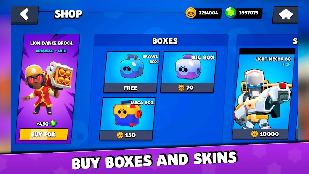 Box Simulator for Brawl Stars  [МОД Бесконечные деньги] Screenshot 2