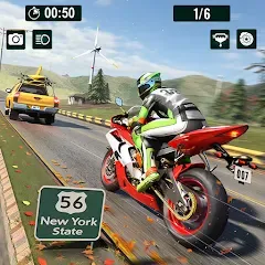 Взломанная Moto World Tour: Bike Racing  [МОД Много денег] - последняя версия apk на Андроид