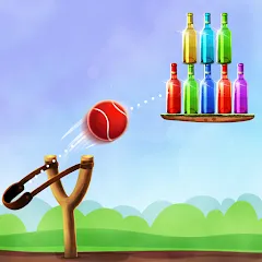 Взломанная Bottle Shooting Game 2  [МОД Меню] - последняя версия apk на Андроид