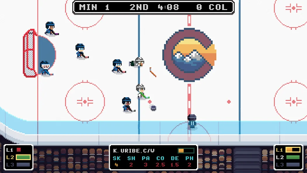 Ice League Hockey (Айс Лиг Хоккей)  [МОД Unlocked] Screenshot 3