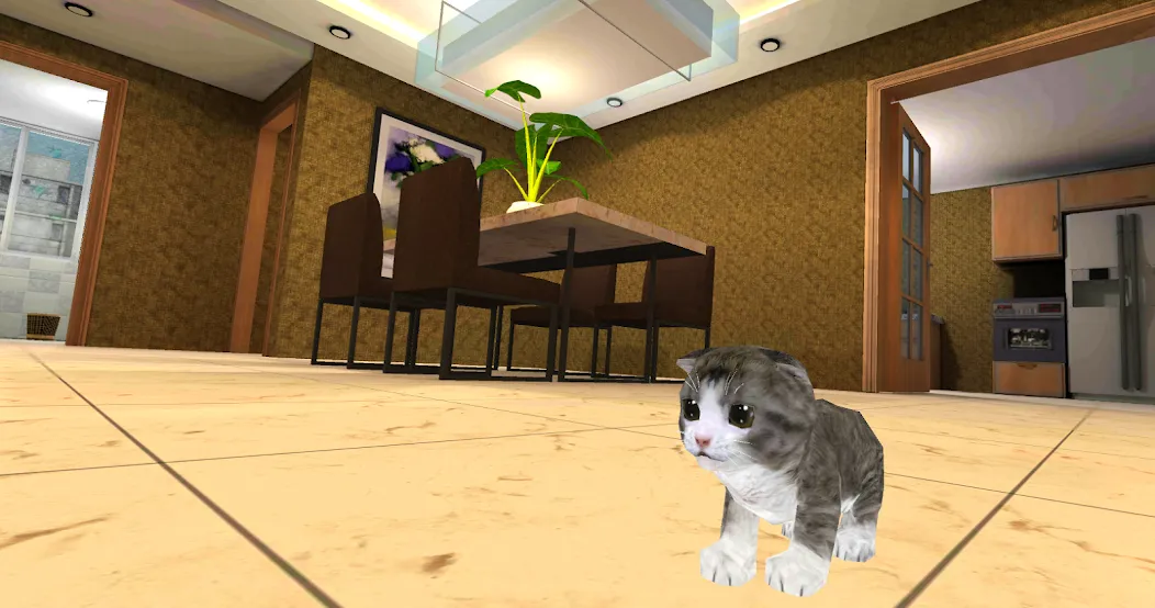 Kitten Cat Simulator 3D Craft  [МОД Все открыто] Screenshot 5