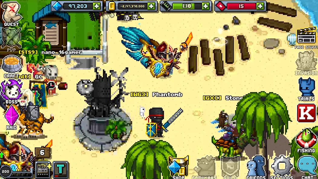 Bit Heroes Quest: Pixel RPG (Бит Хероес Квест)  [МОД Unlocked] Screenshot 4