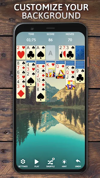 Solitaire Classic Era Games  [МОД Бесконечные деньги] Screenshot 2