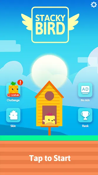 Stacky Bird: Fun Egg Dash Game (тэки птица)  [МОД Все открыто] Screenshot 1