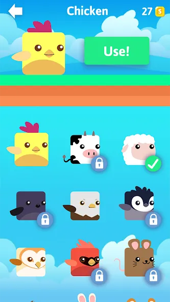 Stacky Bird: Fun Egg Dash Game (тэки птица)  [МОД Все открыто] Screenshot 4