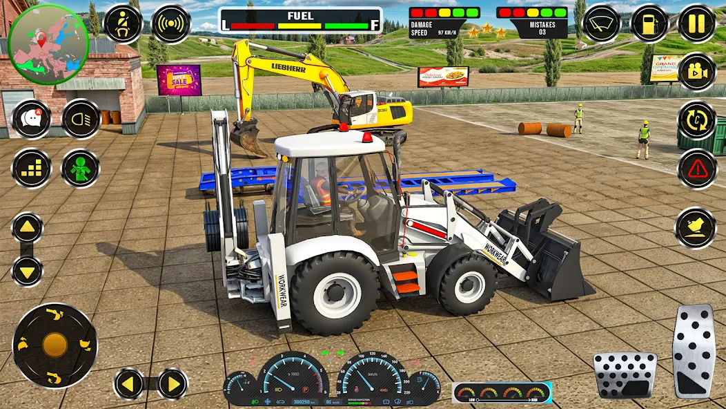 Real JCB Construction Games 3D  [МОД Menu] Screenshot 1