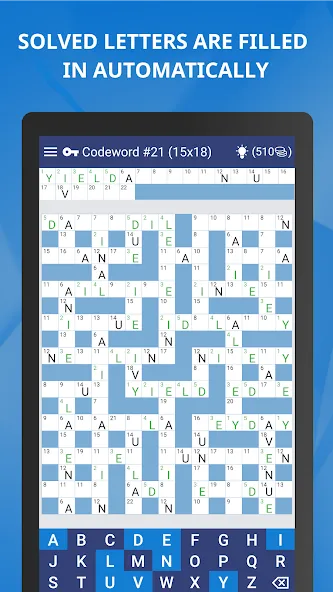 Keywords — Codeword Puzzle  [МОД Mega Pack] Screenshot 4