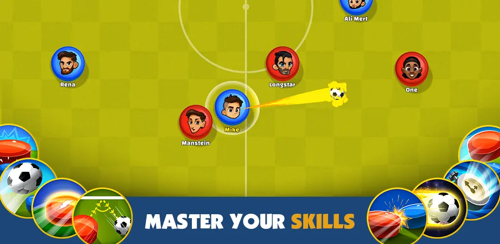 Super Soccer 3v3 (Online) (упер футбол 3 на 3)  [МОД Unlocked] Screenshot 2