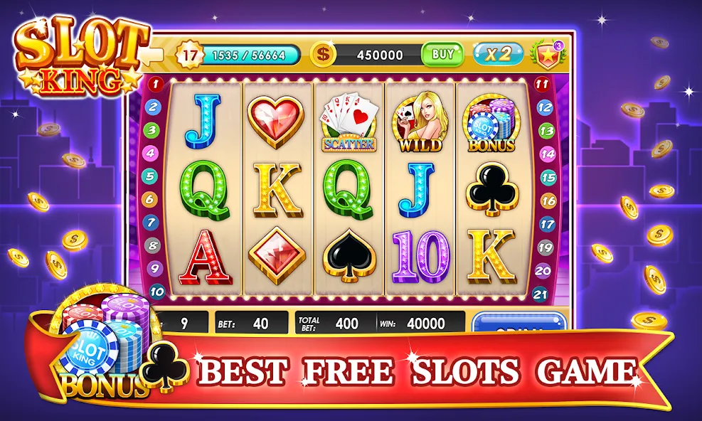 Slots Machines - Vegas Casino  [МОД Много денег] Screenshot 3