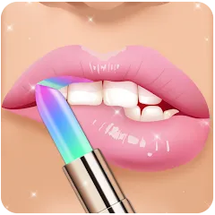 Взломанная Lip Art Makeup Beauty Game  [МОД Меню] - стабильная версия apk на Андроид