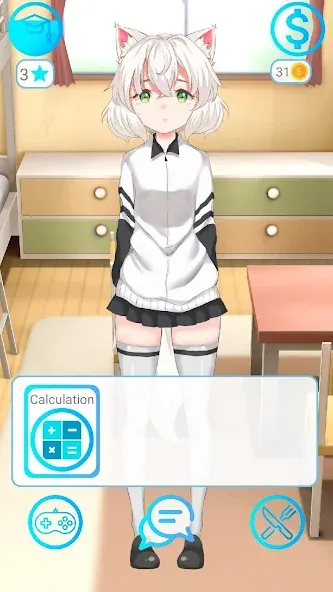 My anime girl 2 (Май аниме грл 2)  [МОД Бесконечные деньги] Screenshot 1