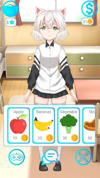 My anime girl 2 (Май аниме грл 2)  [МОД Бесконечные деньги] Screenshot 2