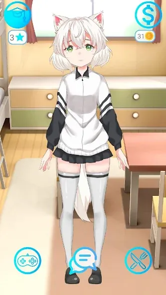 My anime girl 2 (Май аниме грл 2)  [МОД Бесконечные деньги] Screenshot 5