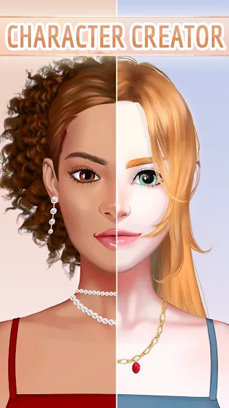 Avatar Character: Girl Creator  [МОД Бесконечные монеты] Screenshot 2