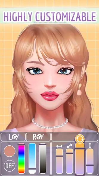 Avatar Character: Girl Creator  [МОД Бесконечные монеты] Screenshot 5