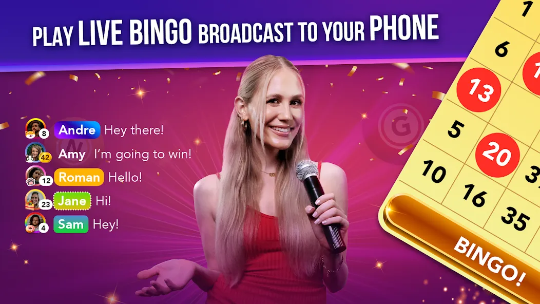 Live Play Bingo: Real Hosts (Лайв Плей Бинго)  [МОД Menu] Screenshot 1