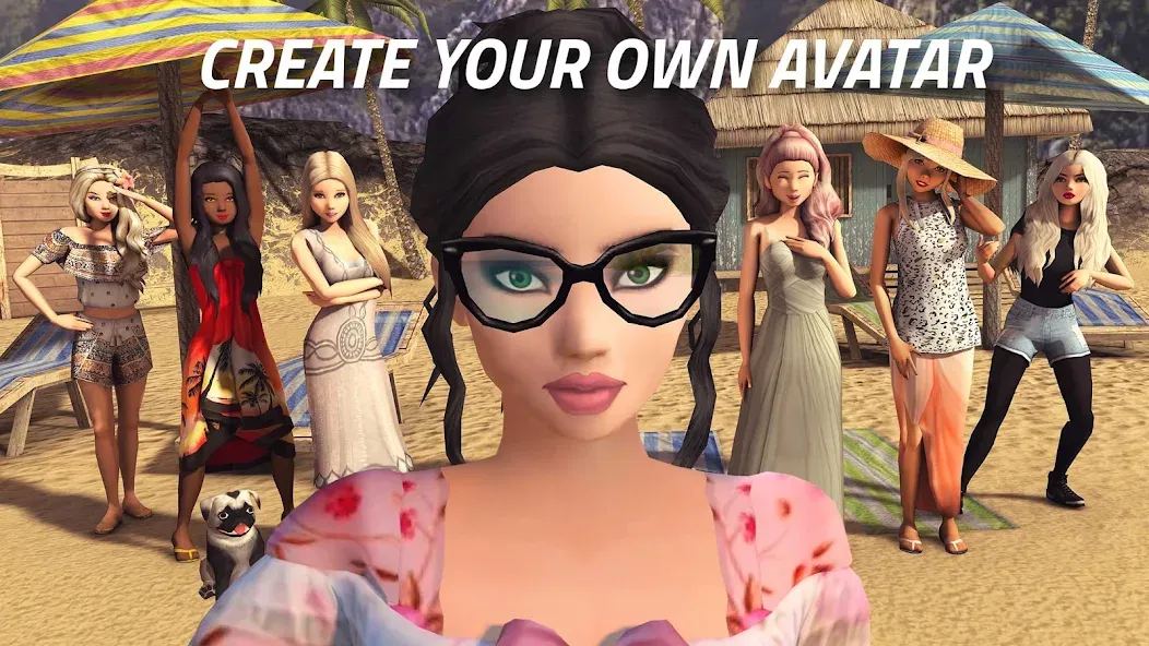 Avakin Life - 3D Virtual World (Авакин Лайф)  [МОД Mega Pack] Screenshot 1