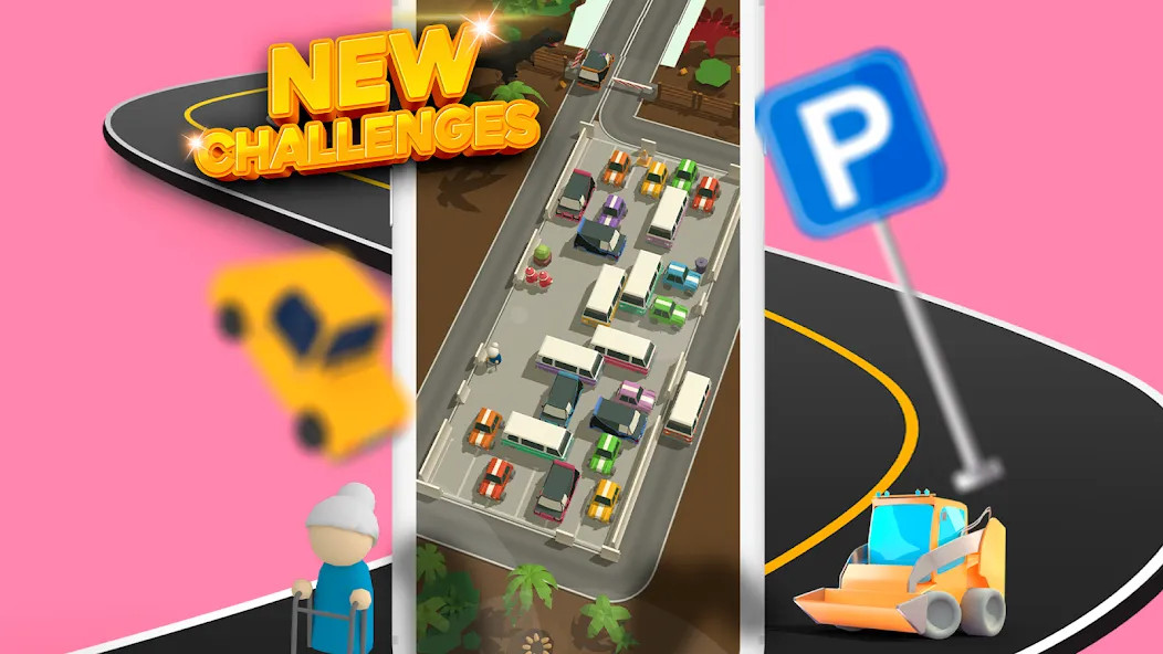 Parking Jam 3D (Парковочный затор 3D)  [МОД Menu] Screenshot 4