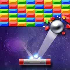 Взломанная Brick Breaker Star: Space King  [МОД Меню] - стабильная версия apk на Андроид