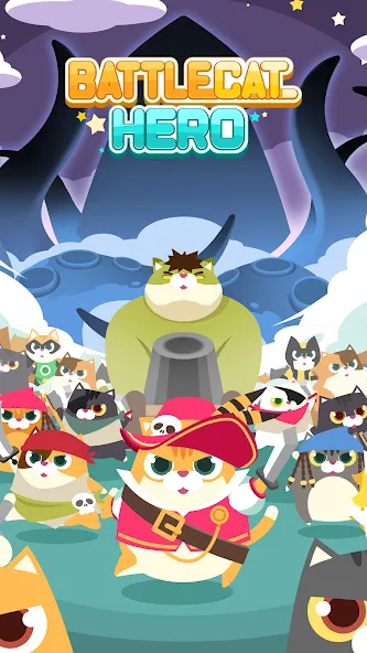 Battle Cat Hero (Баттл Кэт Герой)  [МОД Много денег] Screenshot 1