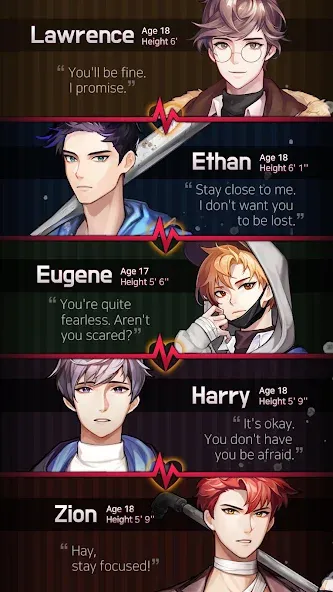 Dangerous Fellows:Otome Dating  [МОД Бесконечные монеты] Screenshot 3