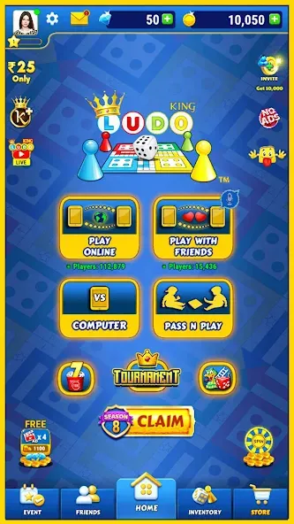 Ludo King™ (Лудо Кинг)  [МОД Unlimited Money] Screenshot 5