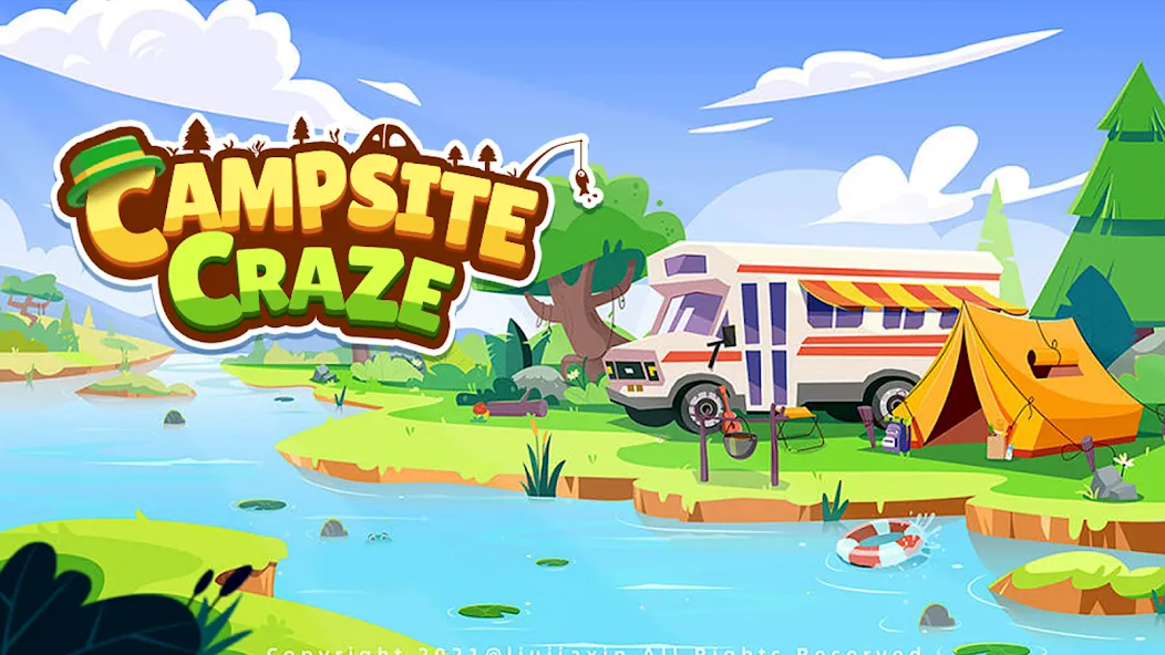 Campsite Craze: Puzzle Merge (Кемпинговая Лихорадка)  [МОД Много денег] Screenshot 1