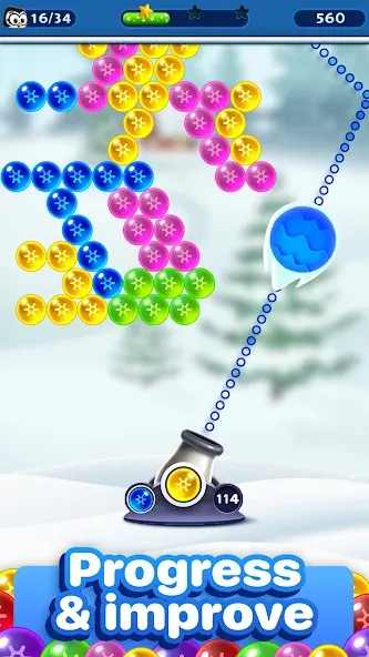 Bubble Pop Games: Shooter Cash  [МОД Unlocked] Screenshot 2