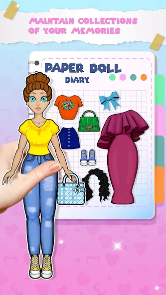 Paper Doll Dress up Games  [МОД Menu] Screenshot 2